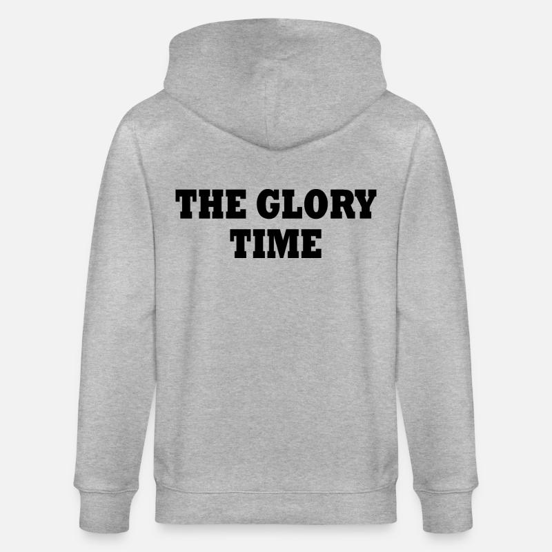 The glory time - Stanley/Stella Unisex Bio-Kapuzenjacke CULTIVATOR  - Grau meliert