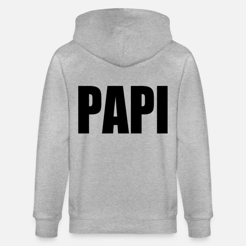 Papi - Veste à capuche bio CULTIVATOR Stanley/Stella Unisexe - gris chiné