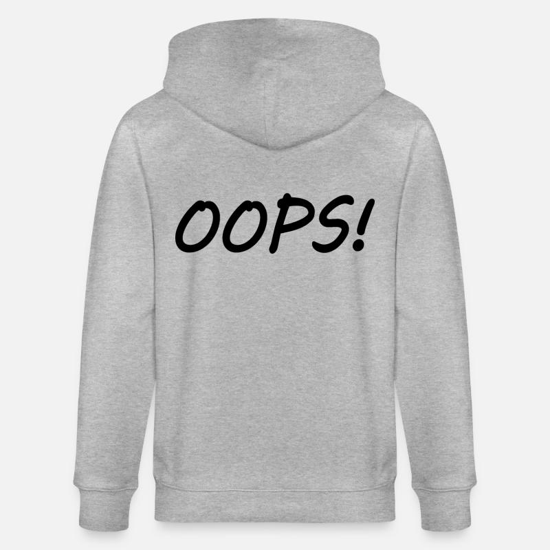 Oops - Veste à capuche bio CULTIVATOR Stanley/Stella Unisexe - gris chiné