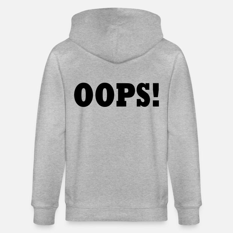 Oops - Veste à capuche bio CULTIVATOR Stanley/Stella Unisexe - gris chiné