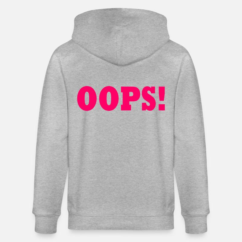 Oops - Veste à capuche bio CULTIVATOR Stanley/Stella Unisexe - gris chiné