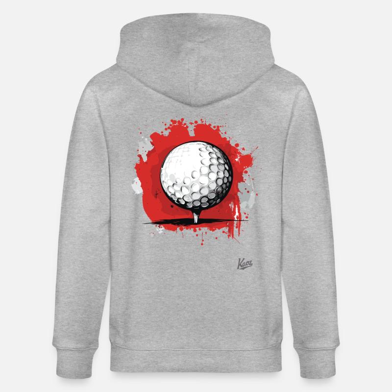 Balle de golf Golf - Veste à capuche bio CULTIVATOR Stanley/Stella Unisexe - gris chiné