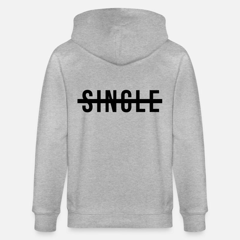 N’est plus célibataire - Veste à capuche bio CULTIVATOR Stanley/Stella Unisexe - gris chiné