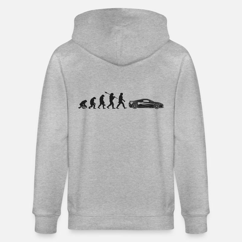 Auto De Sport Evolution - Veste à capuche bio CULTIVATOR Stanley/Stella Unisexe - gris chiné