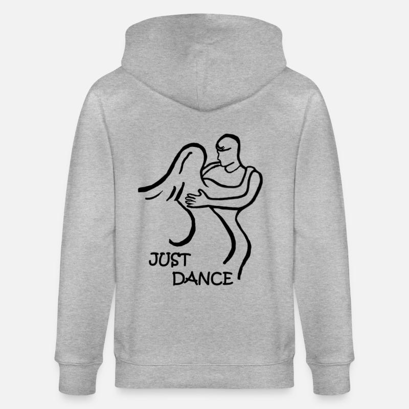 ZOUK-TANZ-GESCHENK JUST DANCE - Stanley/Stella Unisex Bio-Kapuzenjacke CULTIVATOR  - Grau meliert