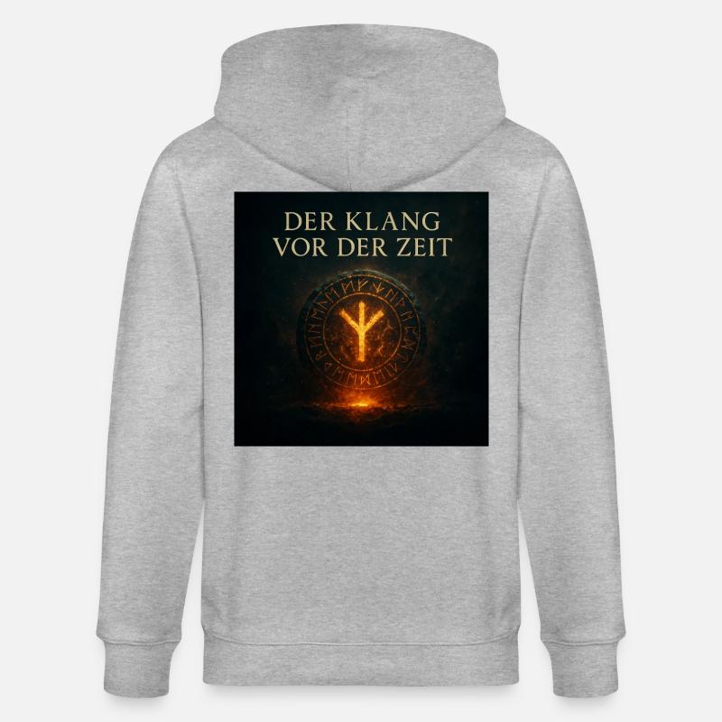 Der Klang vor der Zeit - Stanley/Stella Unisex Bio-Kapuzenjacke CULTIVATOR  - Grau meliert