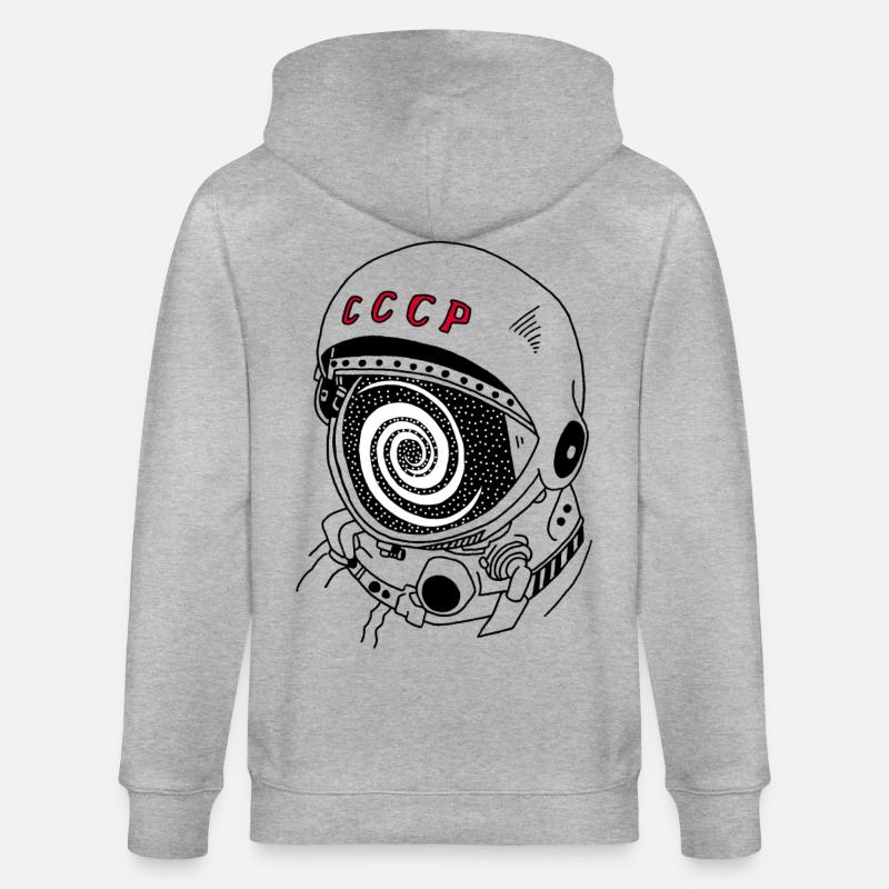 Rêve déçu de conquête spatiale - Veste à capuche bio CULTIVATOR Stanley/Stella Unisexe - gris chiné