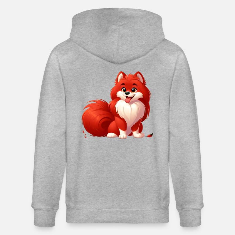 spitz 2 - Veste à capuche bio CULTIVATOR Stanley/Stella Unisexe - gris chiné