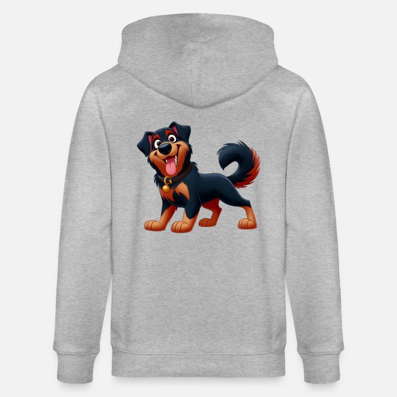 beauceron 6 - Veste à capuche bio CULTIVATOR Stanley/Stella Unisexe - gris chiné