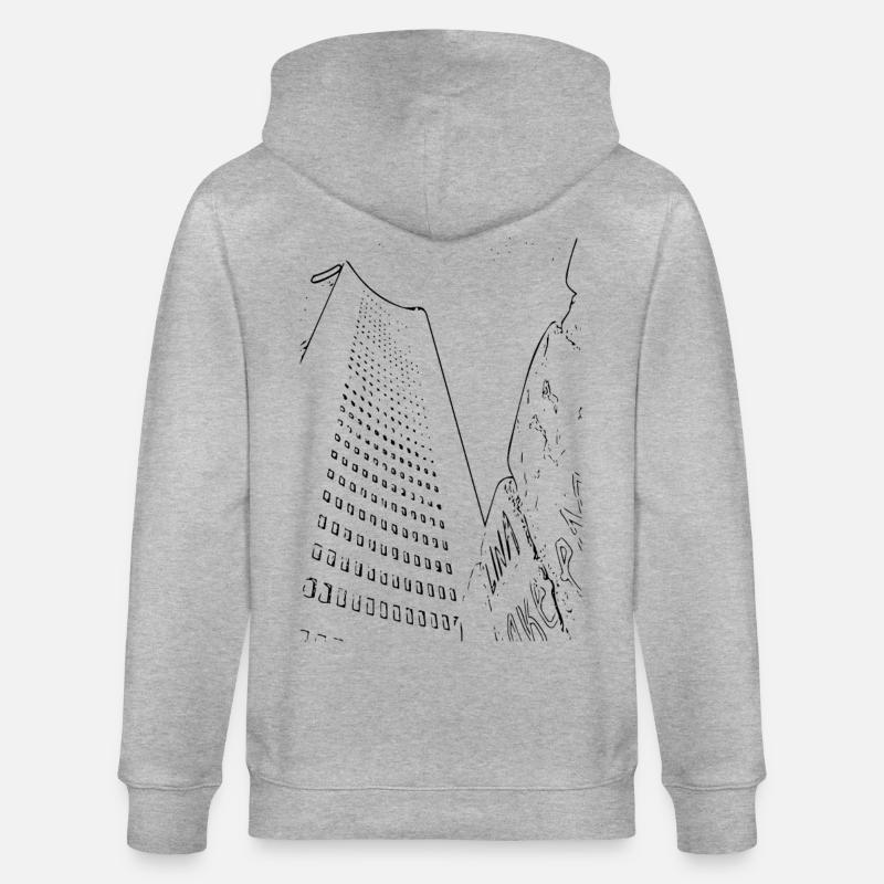 Leipzig - Veste à capuche bio CULTIVATOR Stanley/Stella Unisexe - gris chiné