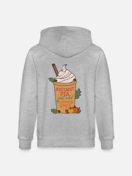 Instant PTA Pumpkin Spice | Pharmacy - Stanley/Stella CULTIVATOR Unisex Organic Hooded Jacket - heather grey