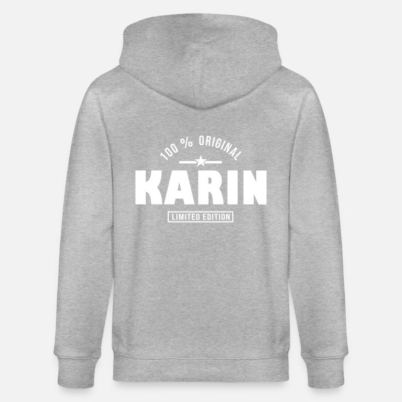 Karin, Karin - Stanley/Stella Unisex Bio-Kapuzenjacke CULTIVATOR  - Grau meliert