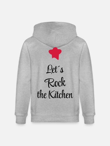 Let's rock the Kitchen - Stanley/Stella CULTIVATOR  Unisex Organic Hooded Jacket - heather grey