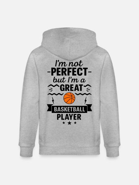 Pas parfait mais un grand basketteur - Veste à capuche bio CULTIVATOR Stanley/Stella Unisexe - gris chiné