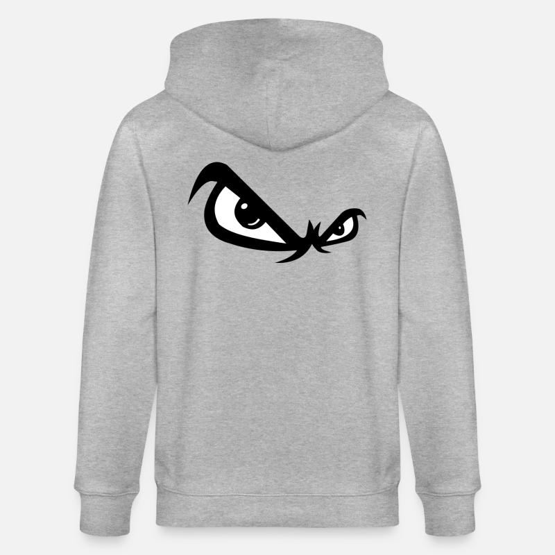 Böse Blick - Stanley/Stella Unisex Bio-Kapuzenjacke CULTIVATOR  - Grau meliert