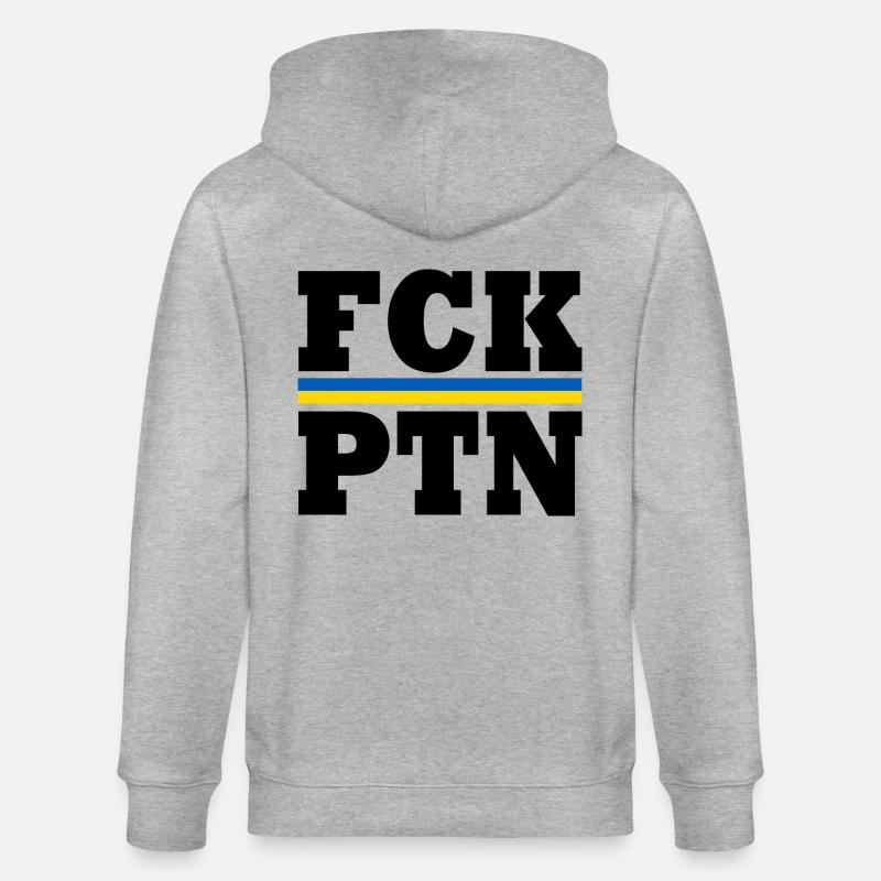 Fck ptn - Veste à capuche bio CULTIVATOR Stanley/Stella Unisexe - gris chiné