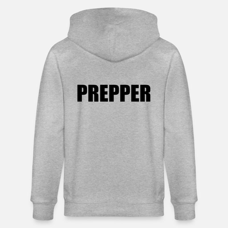 Prepper - Veste à capuche bio CULTIVATOR Stanley/Stella Unisexe - gris chiné