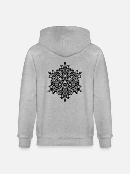 RF319BLACKUK - Stanley/Stella CULTIVATOR Unisex Organic Hooded Jacket - heather grey