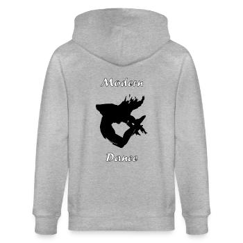 modern dance tyle 2 - Stanley/Stella CULTIVATOR  Unisex Organic Hooded Jacket - heather grey - Back - Luana (180cm)