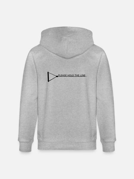 Hold the line - Stanley/Stella Unisex Bio-Kapuzenjacke CULTIVATOR  - Grau meliert