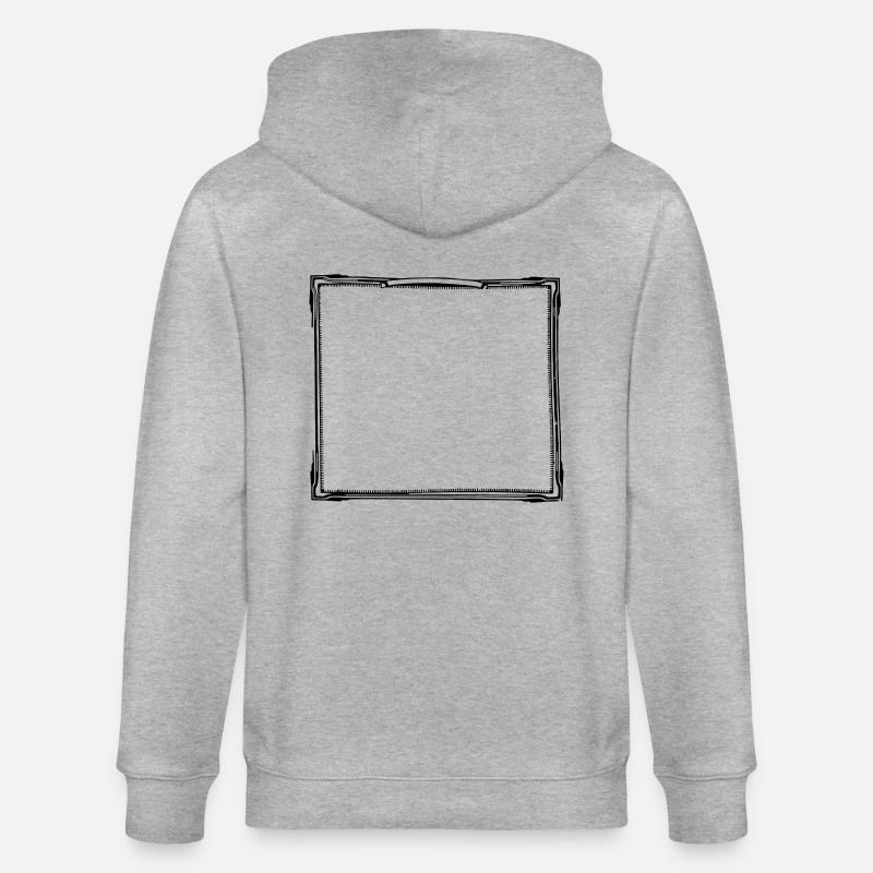 2577109 cadre - Veste à capuche bio CULTIVATOR Stanley/Stella Unisexe - gris chiné
