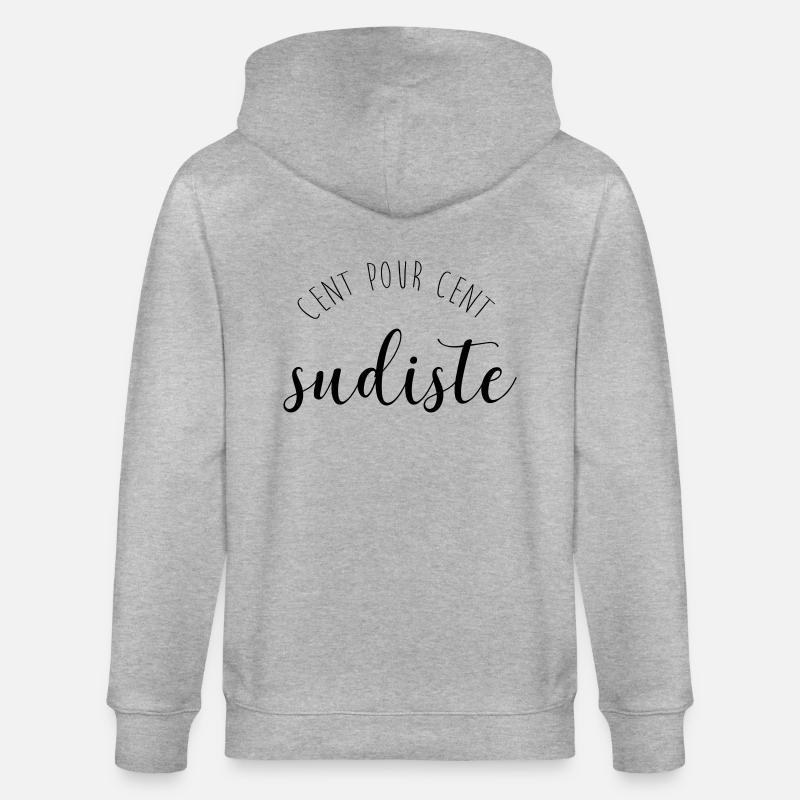 CENT POUR CENT SUDISTE - Veste à capuche bio CULTIVATOR Stanley/Stella Unisexe - gris chiné