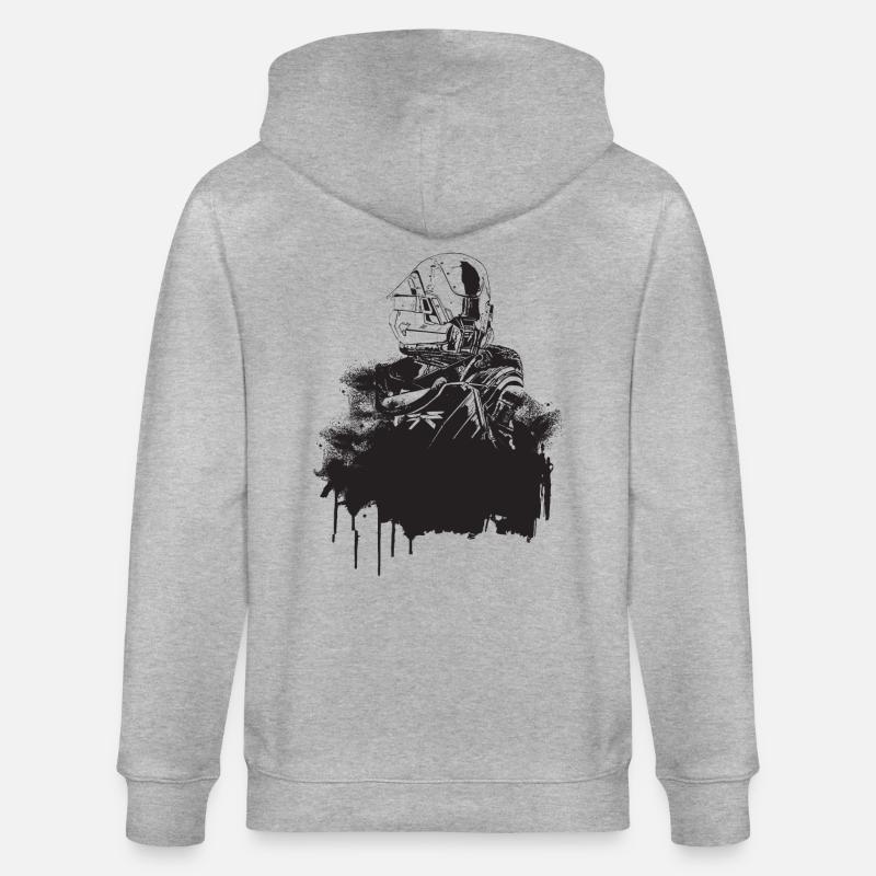 Titan Schicksal - Stanley/Stella Unisex Bio-Kapuzenjacke CULTIVATOR - Grau meliert