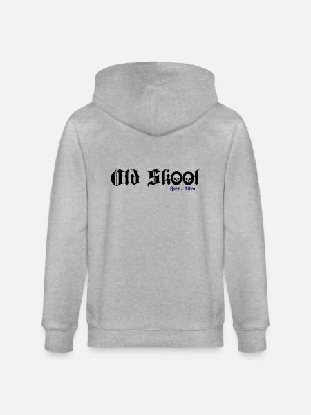 Race - Nitro Old Skool - Stanley/Stella Unisex Bio-Kapuzenjacke CULTIVATOR  - Grau meliert