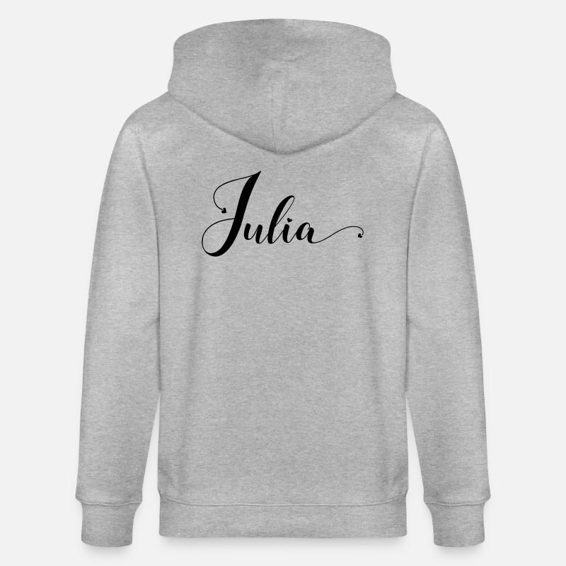 julia - Stanley/Stella Unisex Bio-Kapuzenjacke CULTIVATOR - Grau meliert