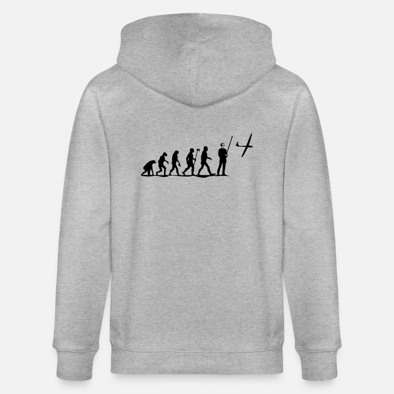 evolution modellfliegen - Stanley/Stella Unisex Bio-Kapuzenjacke CULTIVATOR  - Grau meliert