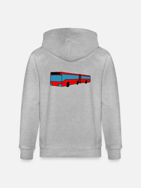l' autobus - Veste à capuche bio CULTIVATOR Stanley/Stella Unisexe - gris chiné