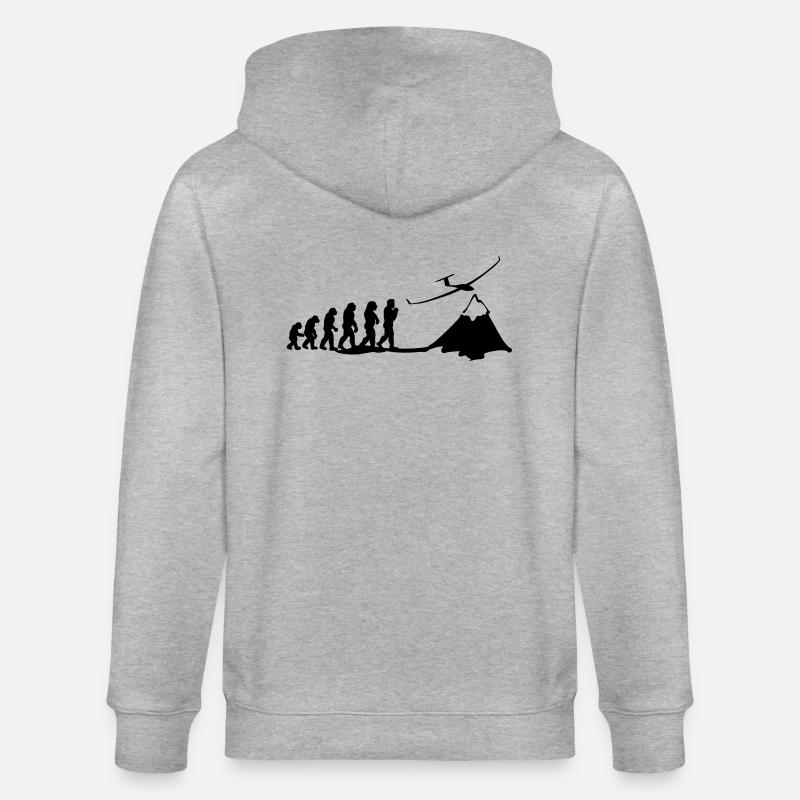 Segelflug évolution - Veste à capuche bio CULTIVATOR Stanley/Stella Unisexe - gris chiné