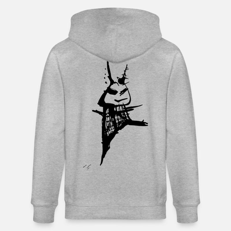 Mon vibe - Veste à capuche bio CULTIVATOR Stanley/Stella Unisexe - gris chiné
