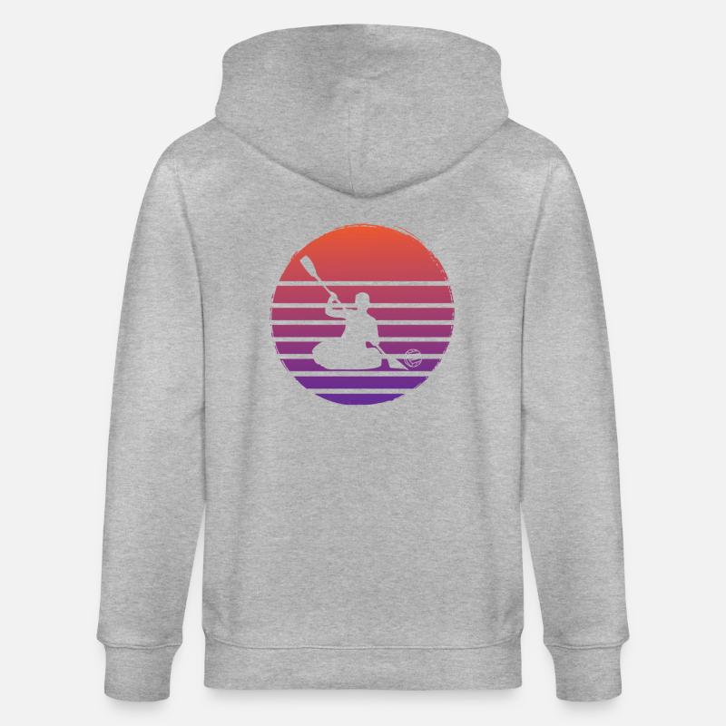 Kanupolo - Veste à capuche bio CULTIVATOR Stanley/Stella Unisexe - gris chiné