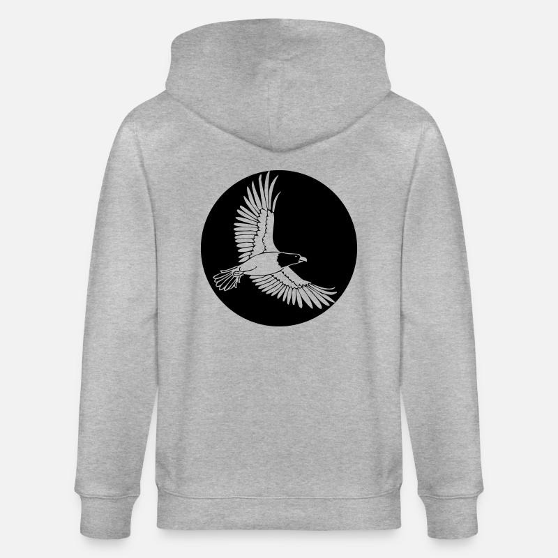 Aigle - Veste à capuche bio CULTIVATOR Stanley/Stella Unisexe - gris chiné