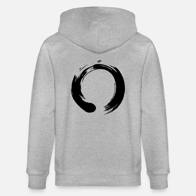 Enso Zen Vector - Veste à capuche bio CULTIVATOR Stanley/Stella Unisexe - gris chiné