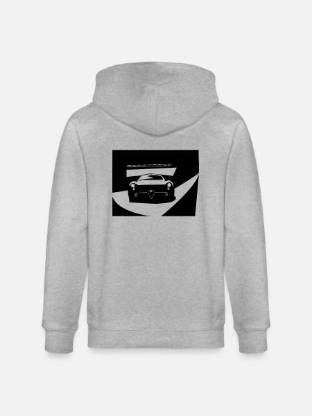 Alfa Car - Stanley/Stella Unisex Bio-Kapuzenjacke CULTIVATOR  - Grau meliert