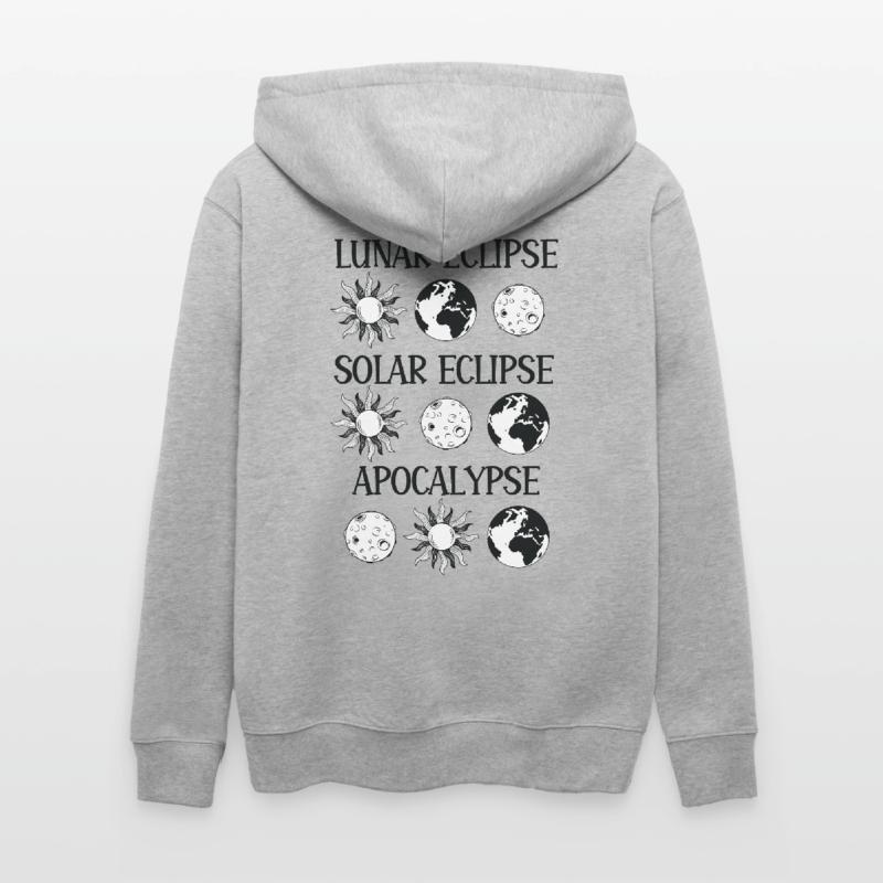 Lunar Eclipse Solar Eclipse Apocalypse Stanley/Stella CULTIVATOR  Unisex Organic Hooded Jacket