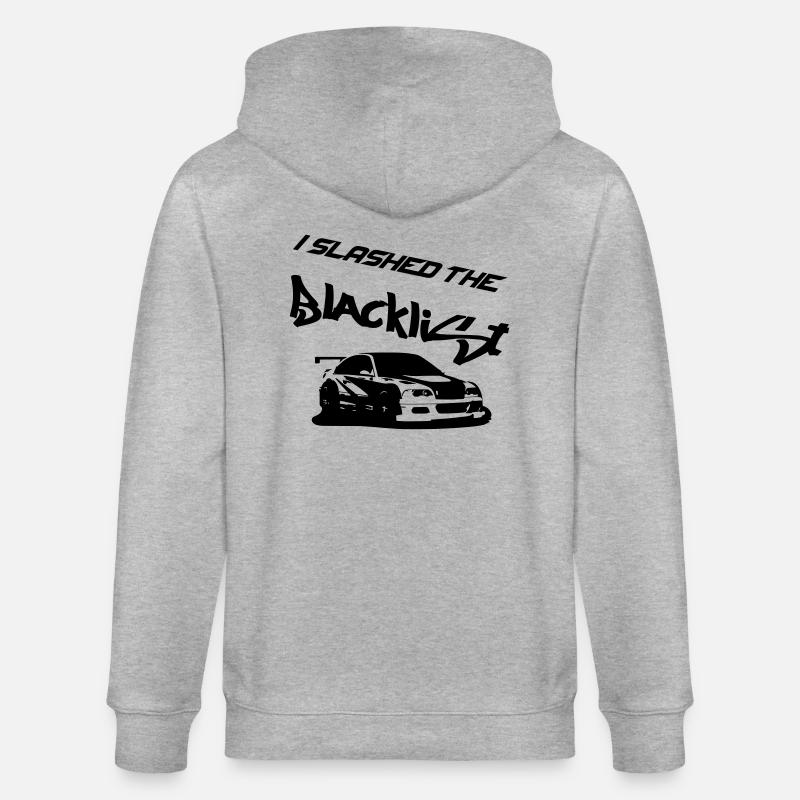 Slashed the Blacklist - Stanley/Stella Unisex Bio-Kapuzenjacke CULTIVATOR  - Grau meliert