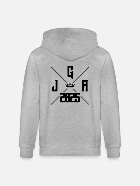 JGA 2025 - Stanley/Stella CULTIVATOR Unisex Organic Hooded Jacket - heather grey