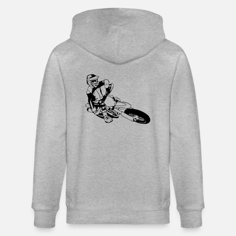 Supermoto Racing - Supermotard - Veste à capuche bio CULTIVATOR Stanley/Stella Unisexe - gris chiné