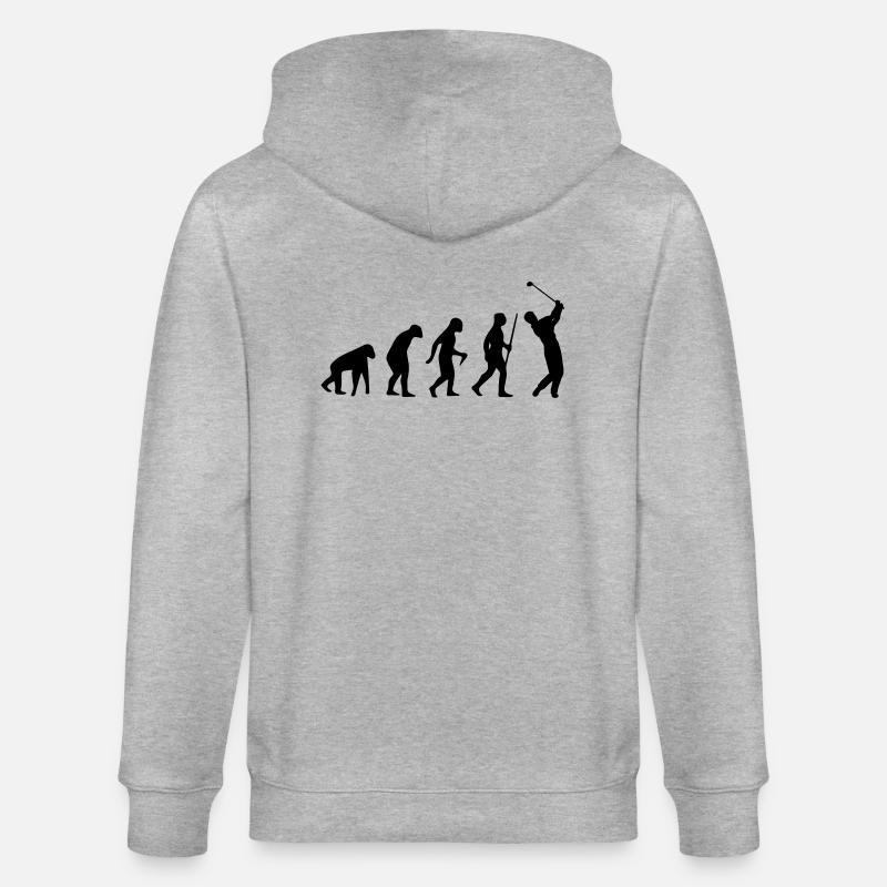 GOLF EVOLUTION - Stanley/Stella Unisex Bio-Kapuzenjacke CULTIVATOR  - Grau meliert