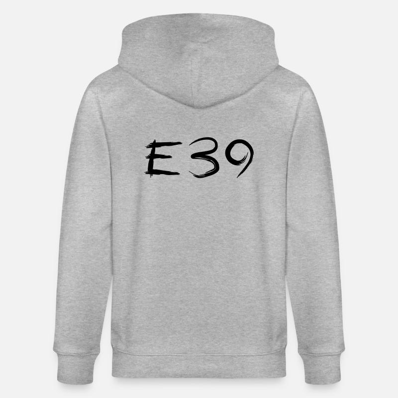 E39 Kaligraphie Art - Stanley/Stella Unisex Bio-Kapuzenjacke CULTIVATOR  - Grau meliert