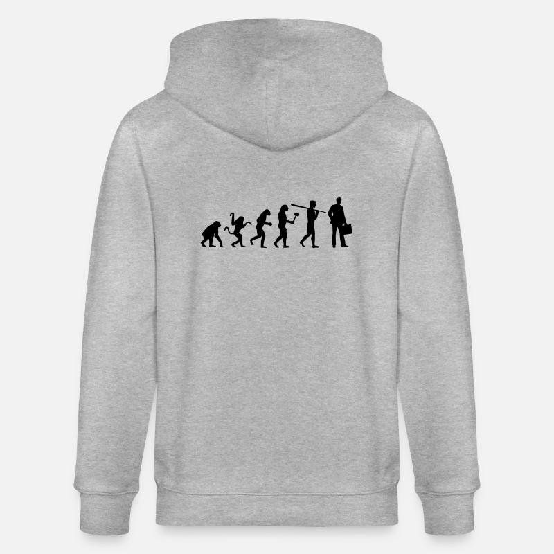 BUSINESS EVOLUTION! - Veste à capuche bio CULTIVATOR Stanley/Stella Unisexe - gris chiné