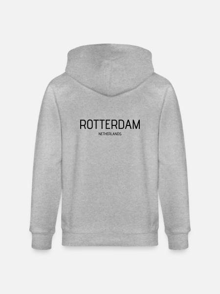 rotterdam - Veste à capuche bio CULTIVATOR Stanley/Stella Unisexe - gris chiné