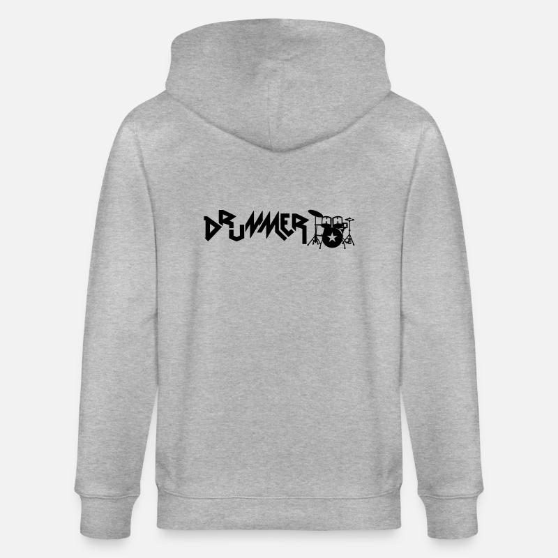 drummer - Stanley/Stella Unisex Bio-Kapuzenjacke CULTIVATOR  - Grau meliert