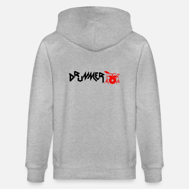 drummer - Veste à capuche bio CULTIVATOR Stanley/Stella Unisexe - gris chiné