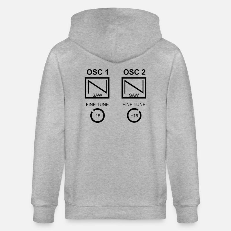 reese - Stanley/Stella Unisex Bio-Kapuzenjacke CULTIVATOR  - Grau meliert