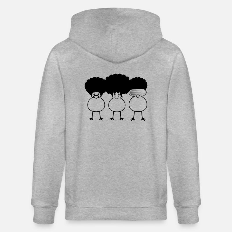 Funky Chicks - Veste à capuche bio CULTIVATOR Stanley/Stella Unisexe - gris chiné