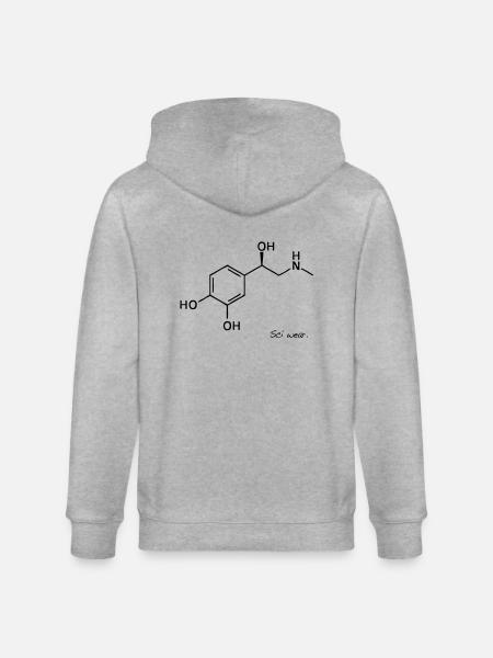 Adrénaline - Veste à capuche bio CULTIVATOR Stanley/Stella Unisexe - gris chiné